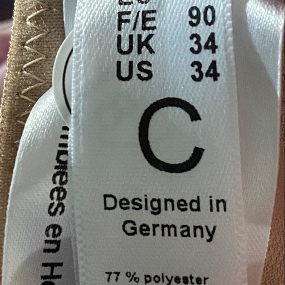 Felina TAN Unlined Underwire, 34C *P1018 - Picture 7 of 8